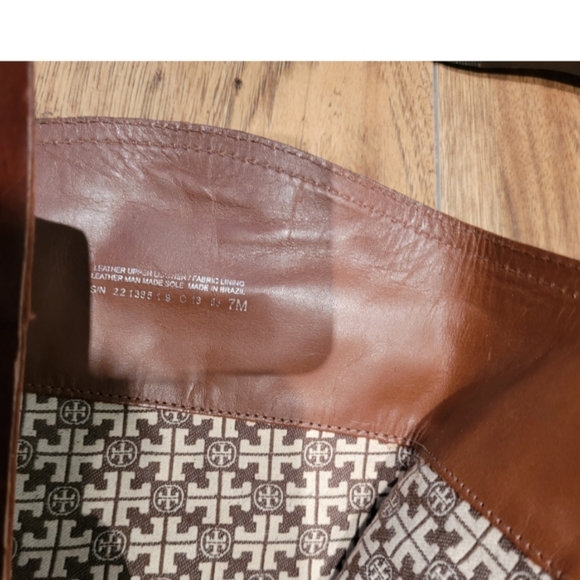 Tory burch Brita leather riding boots 7 - Picture 6 of 6